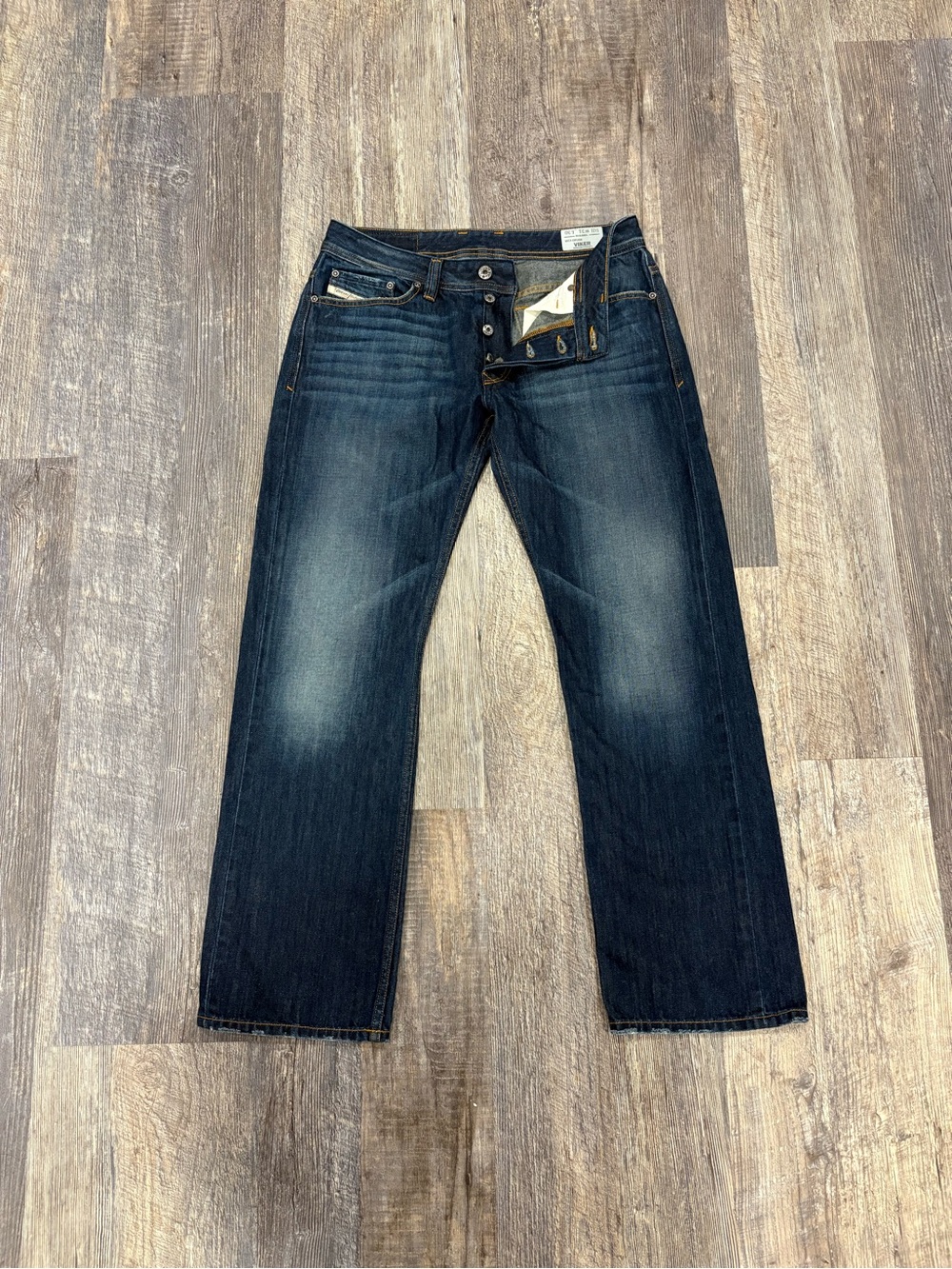 Diesel Viker Men's Jeans 31x30 (Measures 32x30) Regular Straight Wash 0RUS6 USA